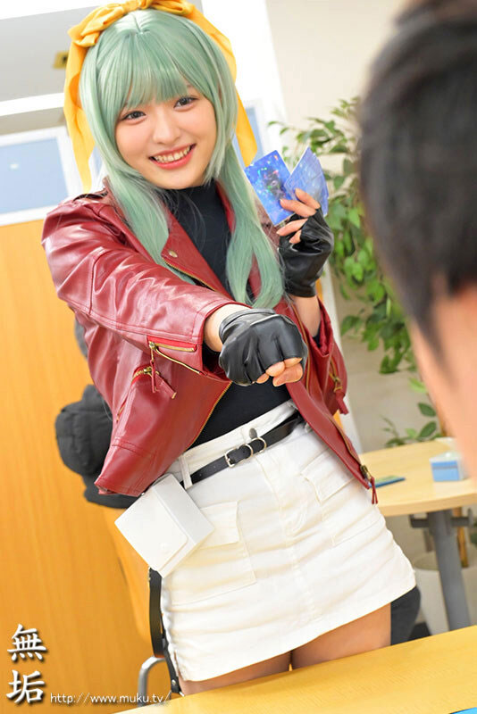 抽牌决斗!23岁E罩杯白皙雪乳美少女「虹村优美」挑战性爱卡牌对决惨遭中出!